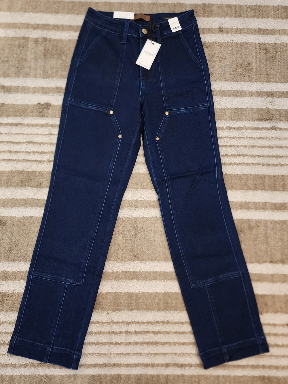 NEW Judy Blue Vintage Horizon High Rise Work Wear Ulility Straight Legs. NWT